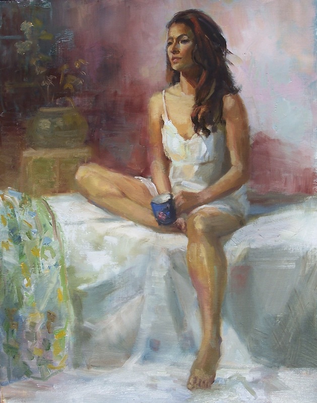 Morning Coffee by artist Eve Larson